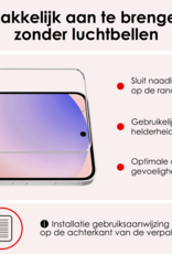 NoXx Hoes Geschikt voor Samsung S24 FE Hoesje Cover Siliconen Back Case Hoes Met Screenprotector - Lila