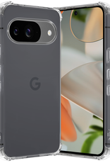 Nomfy Hoesje Geschikt voor Google Pixel 9 Hoesje Siliconen Shock Proof Case Hoes - Hoes Geschikt voor Google Pixel 9 Hoes Cover Case Shockproof - Transparant