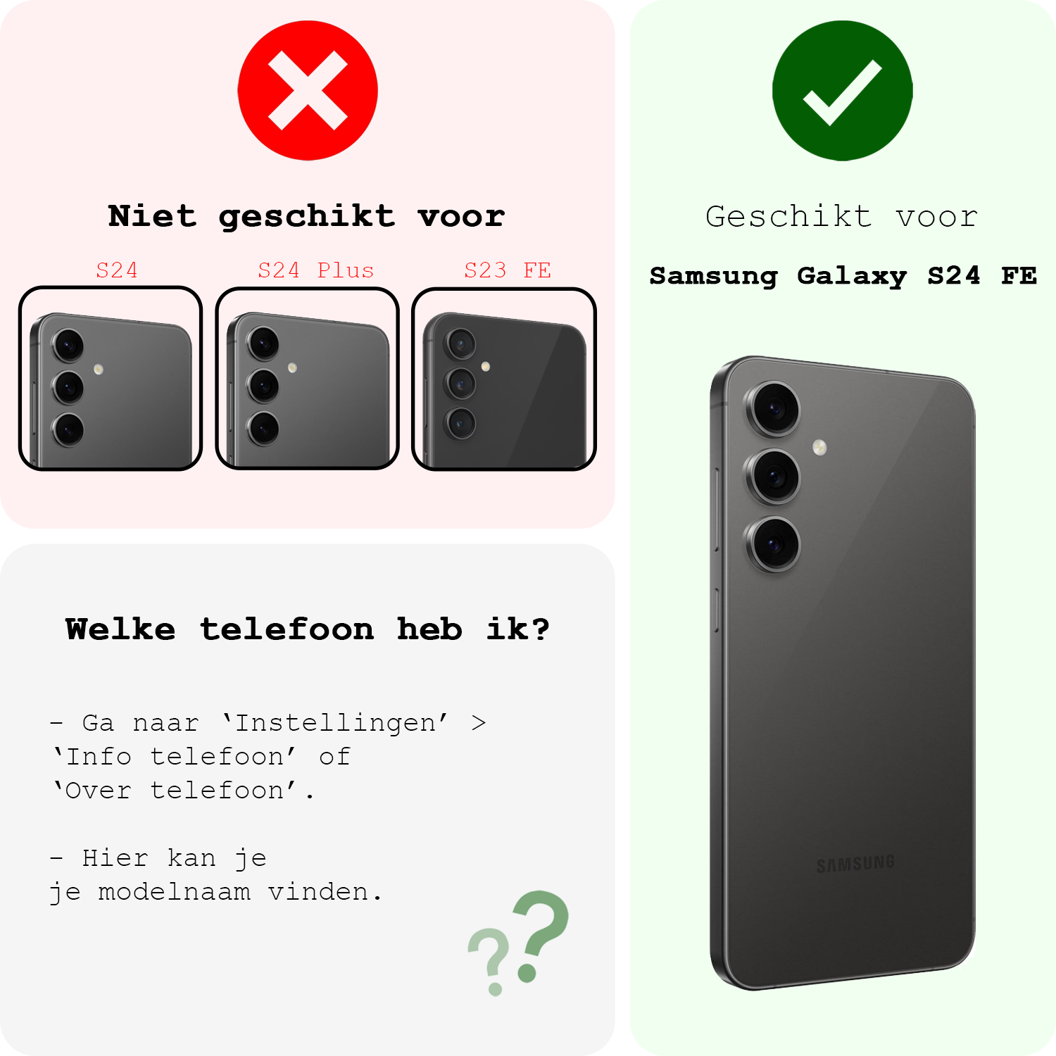 BASEY. Hoes Geschikt voor Samsung S24 FE Hoesje Siliconen Back Cover Case Met 2x Screenprotector - Hoesje Geschikt voor Samsung Galaxy S24 FE Hoes Cover Hoesje - Lichtblauw