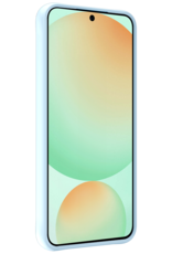 BASEY. Hoes Geschikt voor Samsung S24 FE Hoesje Siliconen Back Cover Case Met 2x Screenprotector - Hoesje Geschikt voor Samsung Galaxy S24 FE Hoes Cover Hoesje - Lichtblauw