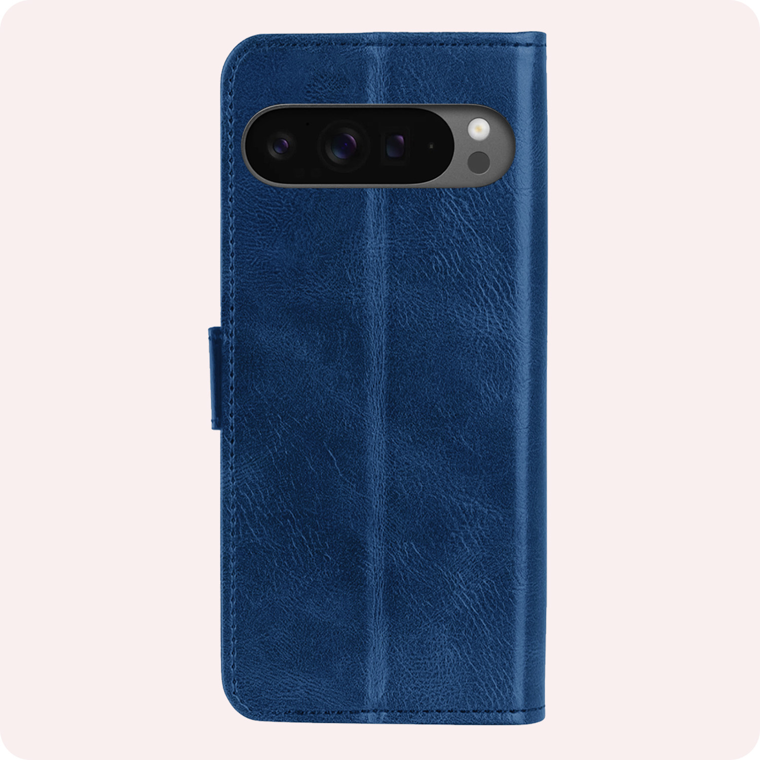 NoXx Hoesje Geschikt voor Google Pixel 9 Pro Hoesje Book Case Hoes Portemonnee Cover Walletcase Met 2x Screenprotector - Hoes Geschikt voor Google Pixel 9 Pro Hoes Bookcase Hoesje - Donkerblauw