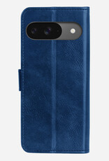 BASEY. Hoesje Geschikt voor Google Pixel 9 Hoesje Book Case Hoes Portemonnee Cover Walletcase Met Screenprotector - Hoes Geschikt voor Google Pixel 9 Hoes Bookcase Hoesje - Donkerblauw