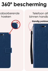 NoXx Hoesje Geschikt voor Google Pixel 9 Pro Hoesje Book Case Hoes Portemonnee Cover Walletcase - Hoes Geschikt voor Google Pixel 9 Pro Hoes Bookcase Hoesje - Donkerblauw