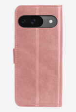 BASEY. Hoesje Geschikt voor Google Pixel 9 Hoesje Book Case Hoes Portemonnee Cover Walletcase - Hoes Geschikt voor Google Pixel 9 Hoes Bookcase Hoesje - Rosé goud