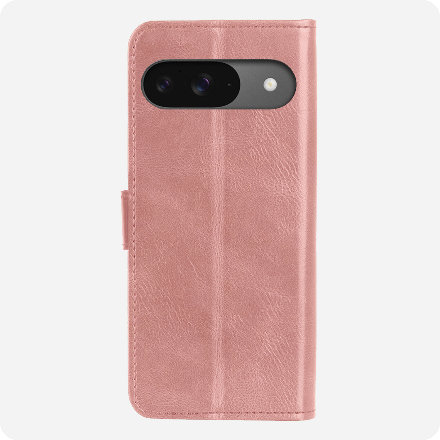 BASEY. Hoesje Geschikt voor Google Pixel 9 Hoesje Book Case Hoes Portemonnee Cover Walletcase - Hoes Geschikt voor Google Pixel 9 Hoes Bookcase Hoesje - Rosé goud