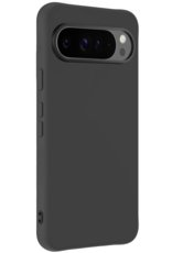 NoXx Hoesje Geschikt voor Google Pixel 9 Pro Hoesje Siliconen Case Hoes Met Screenprotector - Hoes Geschikt voor Google Pixel 9 Pro Hoes Cover Case - Zwart