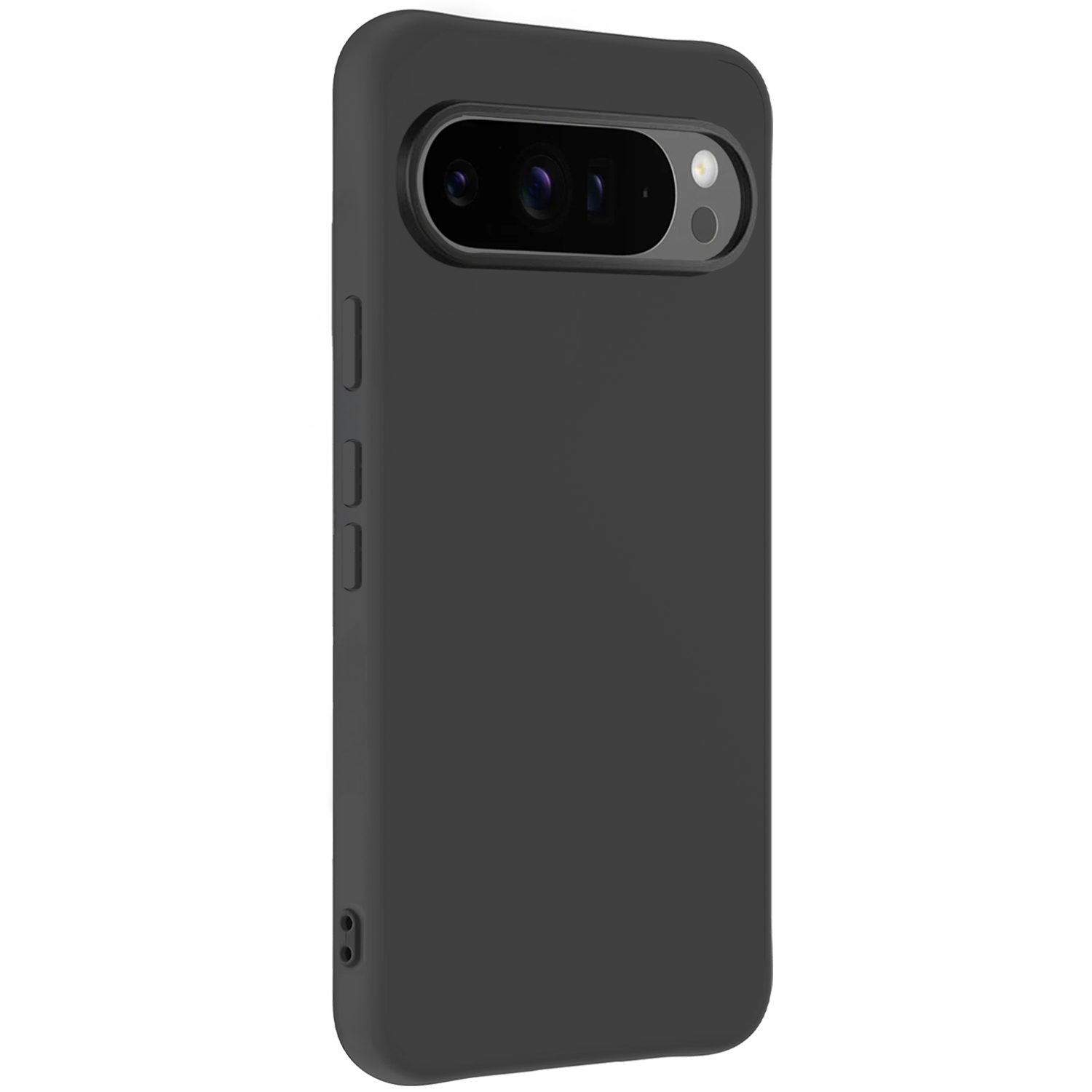 NoXx Hoesje Geschikt voor Google Pixel 9 Pro Hoesje Siliconen Case Hoes Met Screenprotector - Hoes Geschikt voor Google Pixel 9 Pro Hoes Cover Case - Zwart