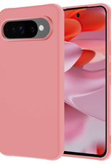 NoXx Hoesje Geschikt voor Google Pixel 9 Pro Hoesje Siliconen Case Hoes - Hoes Geschikt voor Google Pixel 9 Pro Hoes Cover Case - Lichtroze