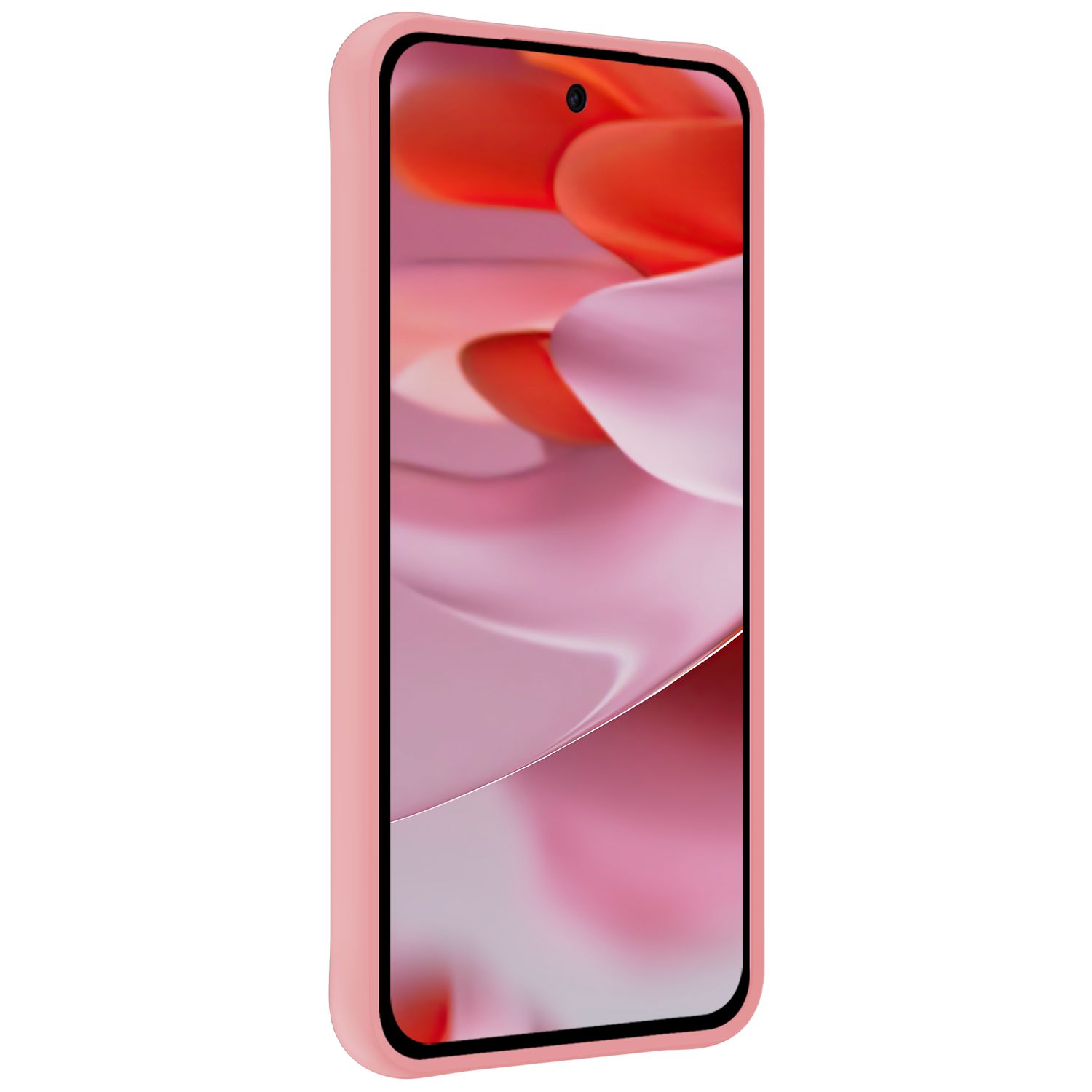 NoXx Hoesje Geschikt voor Google Pixel 9 Pro Hoesje Siliconen Case Hoes - Hoes Geschikt voor Google Pixel 9 Pro Hoes Cover Case - Lichtroze