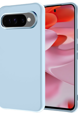 NoXx Hoesje Geschikt voor Google Pixel 9 Pro Hoesje Siliconen Case Hoes - Hoes Geschikt voor Google Pixel 9 Pro Hoes Cover Case - Lichtblauw