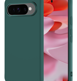 NoXx NoXx Google Pixel 9 Pro Hoesje Siliconen - Donkergroen