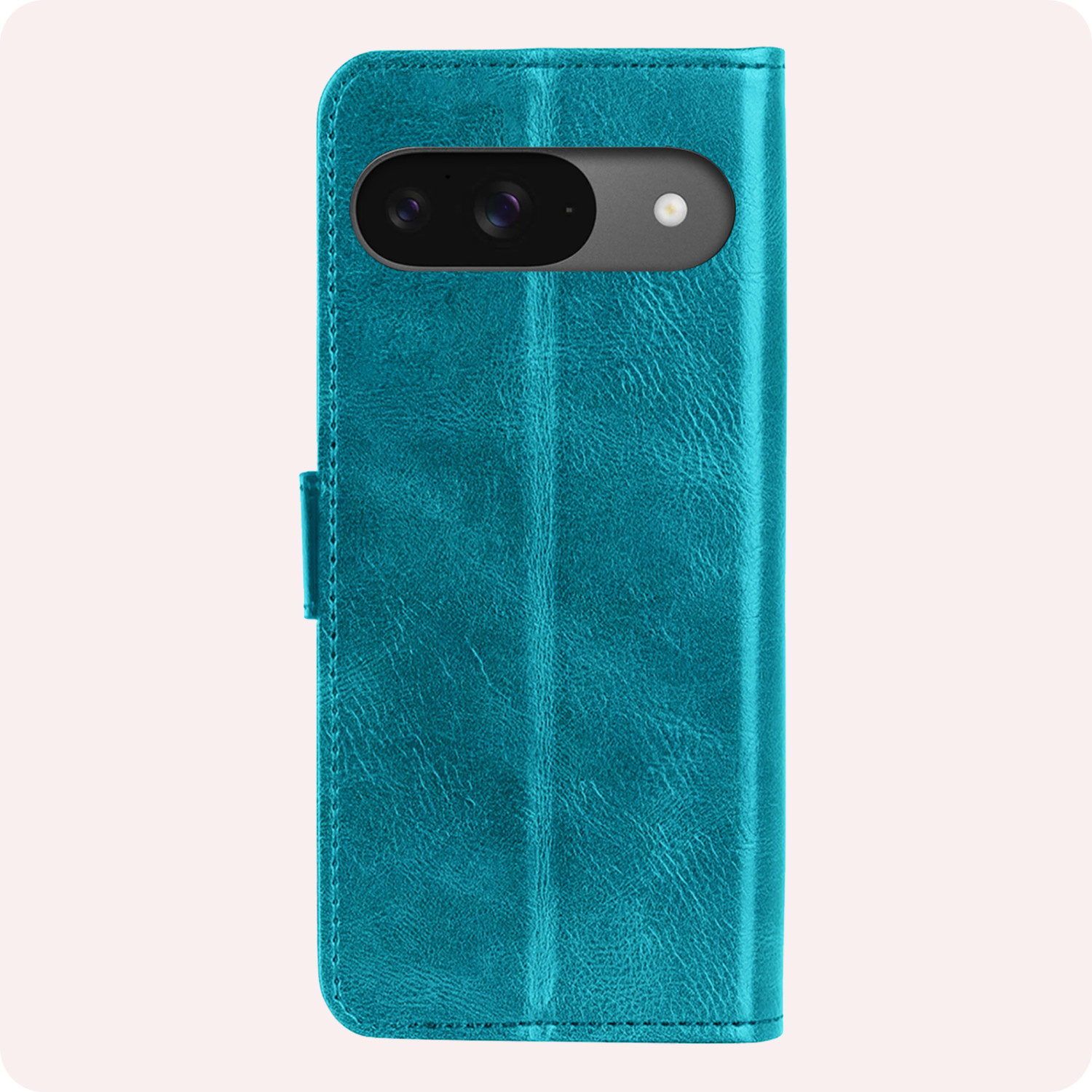 NoXx Hoesje Geschikt voor Google Pixel 9 Hoesje Book Case Hoes Portemonnee Cover Walletcase - Hoes Geschikt voor Google Pixel 9 Hoes Bookcase Hoesje - Turquoise