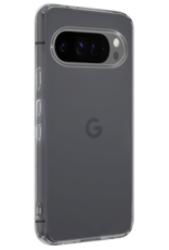 BASEY. Hoesje Geschikt voor Google Pixel 9 Pro Hoesje Siliconen Case Hoes Met Screenprotector - Hoes Geschikt voor Google Pixel 9 Pro Hoes Cover Case - Transparant