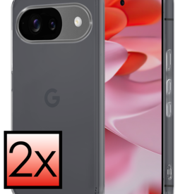 NoXx NoXx Google Pixel 9 Hoesje Siliconen - Transparant - 2 PACK