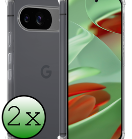 BASEY. BASEY. Google Pixel 9 Hoesje Shockproof - Transparant - 2 PACK