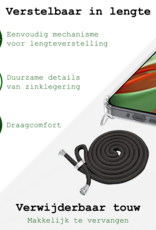 BASEY. Hoesje Geschikt voor Google Pixel 9 Hoesje Siliconen Shock Proof Hoesje Met Koord Case Met Telefoonkoord - Hoes Geschikt voor Google Pixel 9 Hoesje Cover Shockproof Met Koord - Transparant