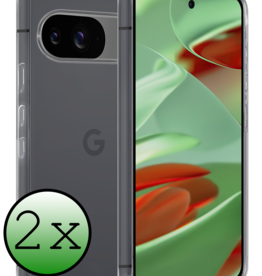 BASEY. BASEY. Google Pixel 9 Hoesje Siliconen - Transparant - 2 PACK