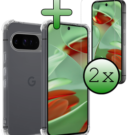 BASEY. BASEY. Google Pixel 9 Pro Hoesje Shockproof Met 2x Screenprotector