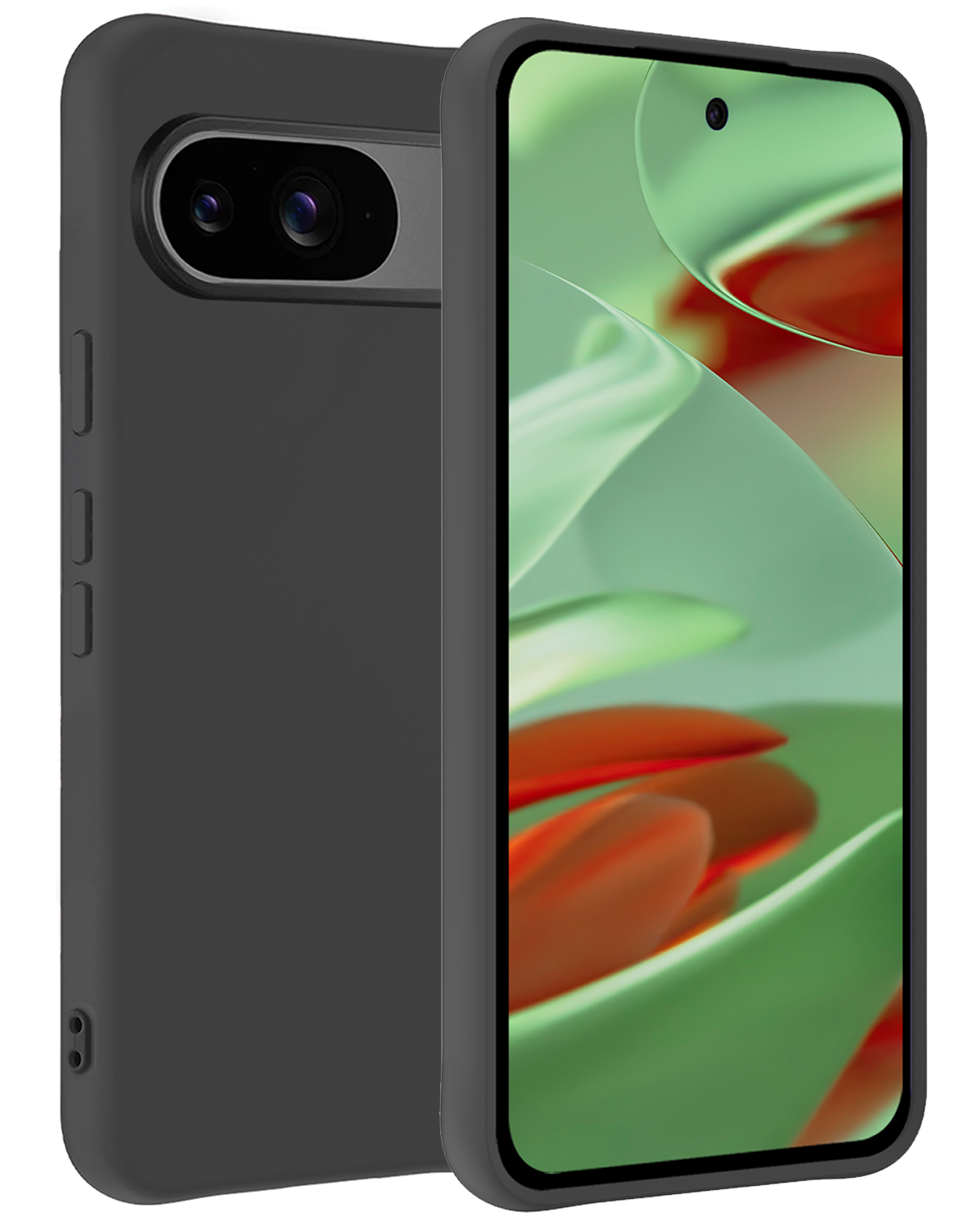 BASEY. Hoesje Geschikt voor Google Pixel 9 Hoesje Siliconen Case Hoes - Hoes Geschikt voor Google Pixel 9 Hoes Cover Case - Zwart