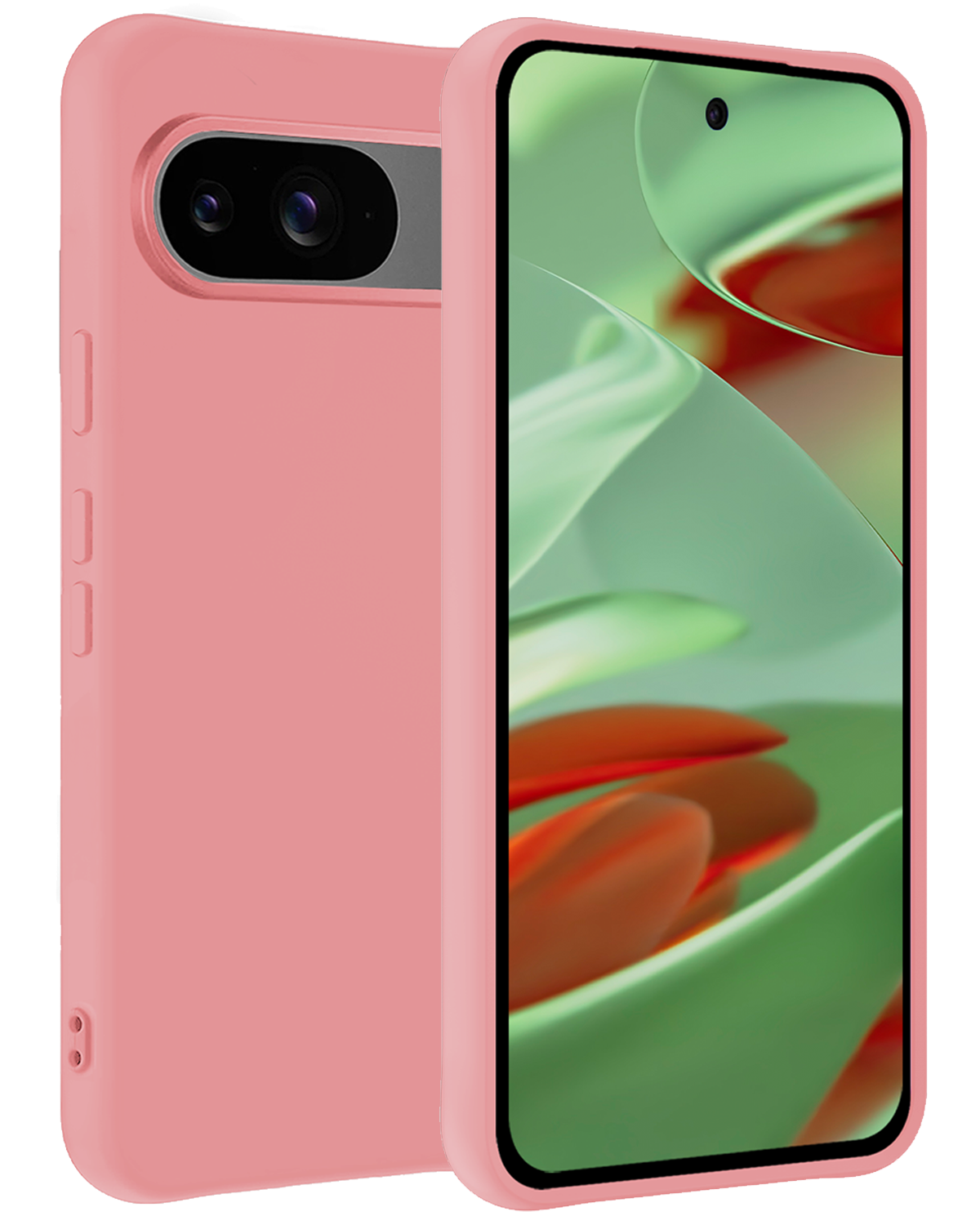 BASEY. Hoesje Geschikt voor Google Pixel 9 Hoesje Siliconen Case Hoes - Hoes Geschikt voor Google Pixel 9 Hoes Cover Case - Lichtroze