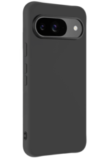 BASEY. Hoesje Geschikt voor Google Pixel 9 Hoesje Siliconen Case Hoes Met 2x Screenprotector - Hoes Geschikt voor Google Pixel 9 Hoes Cover Case - Zwart