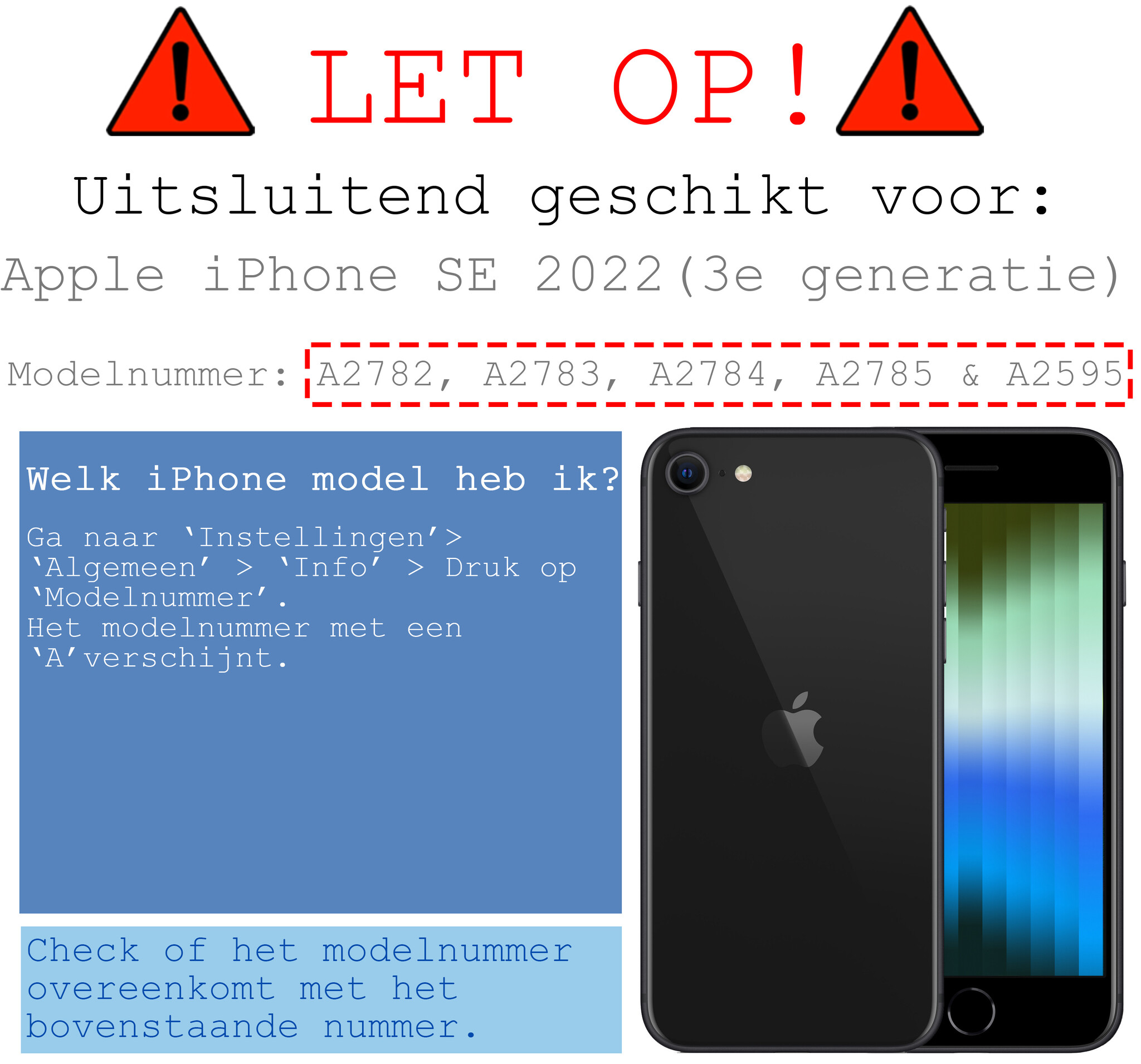 BASEY. Hoes Geschikt voor iPhone SE 2022 Hoesje Pas Houder Shock Proof Case Hoes Met Koord Met 2x Screenprotector - Hoesje Geschikt voor iPhone SE (2022) Hoes Met Telefoonkoord Pasjeshouder Cover - Transparant