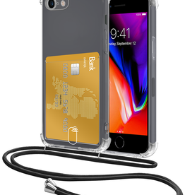 NoXx NoXx iPhone SE 2020 Hoesje Pashouder met Koord