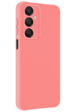 Forterra Hoesje Geschikt voor Samsung A16 Case Siliconen Hoes Met 2x Screenprotector - Hoes Geschikt voor Samsung Galaxy A16 Hoesje Back Cover - Lichtroze