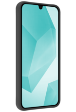 Forterra Hoesje Geschikt voor Samsung A16 Case Siliconen Hoes Met Screenprotector - Hoes Geschikt voor Samsung Galaxy A16 Hoesje Back Cover - Zwart