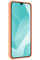 Forterra Hoesje Geschikt voor Samsung A16 Case Siliconen Hoes Met Screenprotector - Hoes Geschikt voor Samsung Galaxy A16 Hoesje Back Cover - Perzik