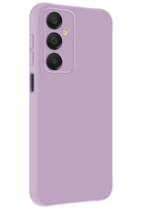 Forterra Hoesje Geschikt voor Samsung A16 Case Siliconen Hoes Met Screenprotector - Hoes Geschikt voor Samsung Galaxy A16 Hoesje Back Cover - Lila