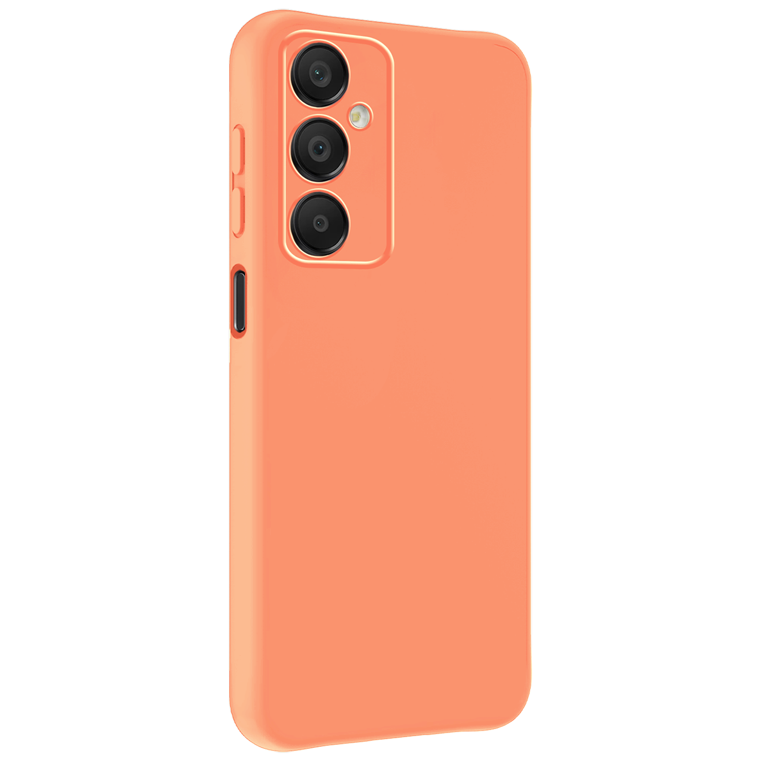 Forterra Hoesje Geschikt voor Samsung A16 Case Siliconen Hoes - Hoes Geschikt voor Samsung Galaxy A16 Hoesje Back Cover - Perzik