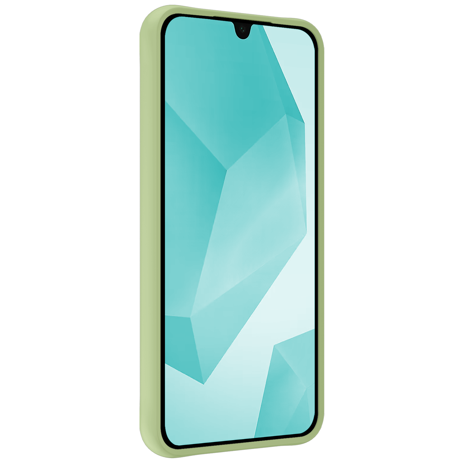 Forterra Hoesje Geschikt voor Samsung A16 Case Siliconen Hoes - Hoes Geschikt voor Samsung Galaxy A16 Hoesje Back Cover - Groen - 2 PACK