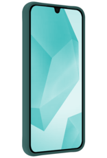 Forterra Hoesje Geschikt voor Samsung A16 Case Siliconen Hoes - Hoes Geschikt voor Samsung Galaxy A16 Hoesje Back Cover - Donkergroen - 2 PACK