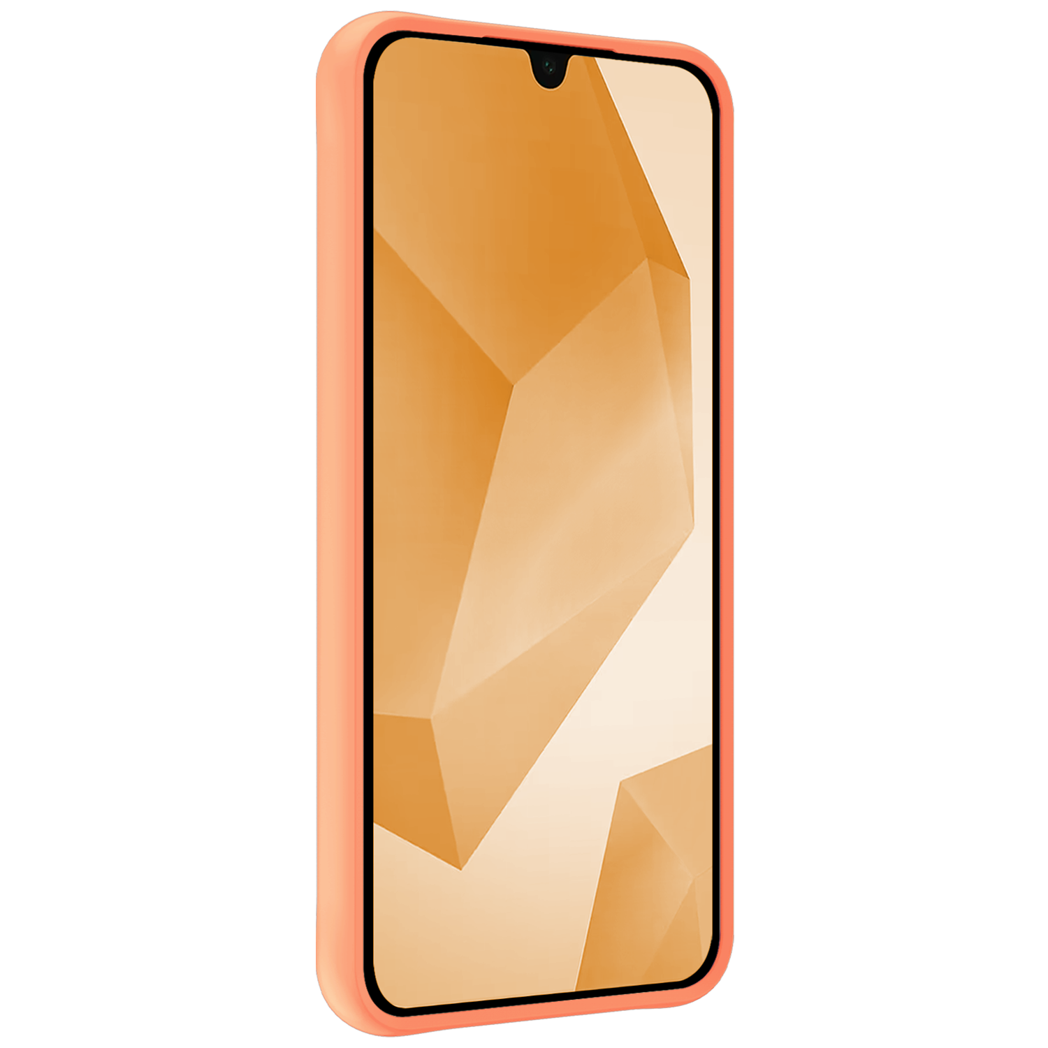 Nomfy Hoesje Geschikt voor Samsung A16 Hoesje Siliconen Cover Case - Hoes Geschikt voor Samsung Galaxy A16 Hoes Back Case - 2-PACK - Perzik