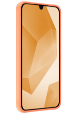 Nomfy Hoesje Geschikt voor Samsung A16 Hoesje Siliconen Cover Case Met 2x Screenprotector - Hoes Geschikt voor Samsung Galaxy A16 Hoes Back Case - Perzik