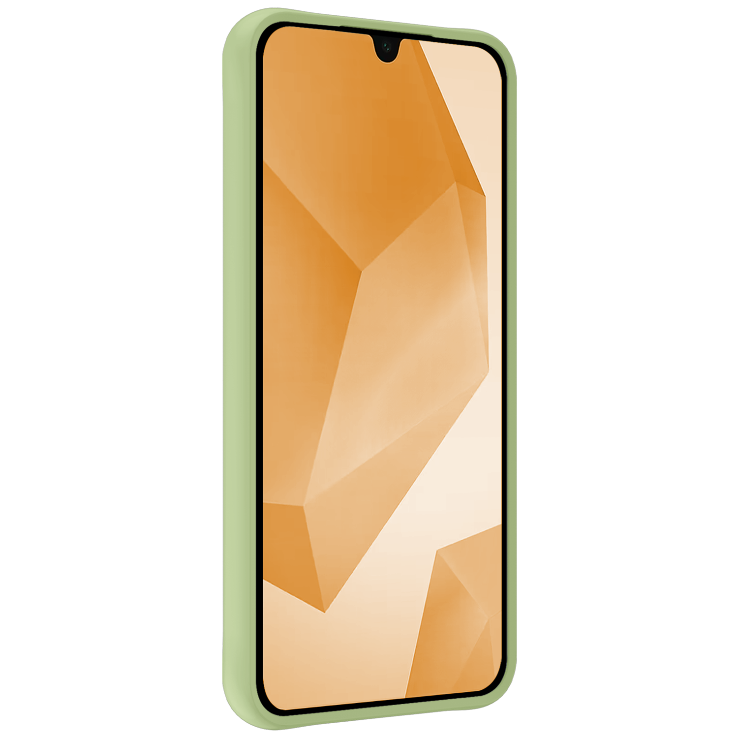 Nomfy Hoesje Geschikt voor Samsung A16 Hoesje Siliconen Cover Case Met 2x Screenprotector - Hoes Geschikt voor Samsung Galaxy A16 Hoes Back Case - Groen