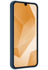 Nomfy Hoesje Geschikt voor Samsung A16 Hoesje Siliconen Cover Case Met 2x Screenprotector - Hoes Geschikt voor Samsung Galaxy A16 Hoes Back Case - Donkerblauw