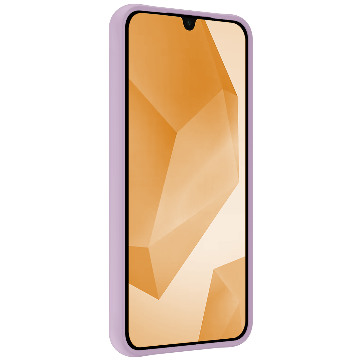Nomfy Hoesje Geschikt voor Samsung A16 Hoesje Siliconen Cover Case Met Screenprotector - Hoes Geschikt voor Samsung Galaxy A16 Hoes Back Case - Lila