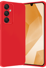 Nomfy Hoesje Geschikt voor Samsung A16 Hoesje Siliconen Cover Case - Hoes Geschikt voor Samsung Galaxy A16 Hoes Back Case - Rood