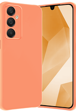 Nomfy Hoesje Geschikt voor Samsung A16 Hoesje Siliconen Cover Case - Hoes Geschikt voor Samsung Galaxy A16 Hoes Back Case - Perzik