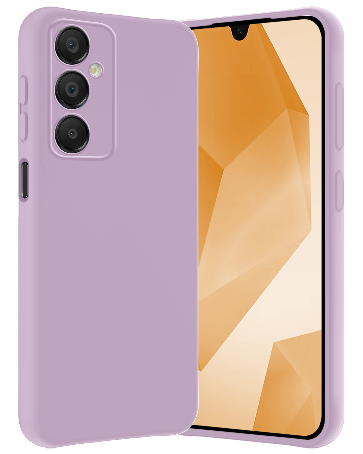 Nomfy Hoesje Geschikt voor Samsung A16 Hoesje Siliconen Cover Case - Hoes Geschikt voor Samsung Galaxy A16 Hoes Back Case - Lila