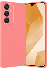 Nomfy Hoesje Geschikt voor Samsung A16 Hoesje Siliconen Cover Case - Hoes Geschikt voor Samsung Galaxy A16 Hoes Back Case - Lichtroze