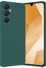 Nomfy Hoesje Geschikt voor Samsung A16 Hoesje Siliconen Cover Case - Hoes Geschikt voor Samsung Galaxy A16 Hoes Back Case - Donkergroen