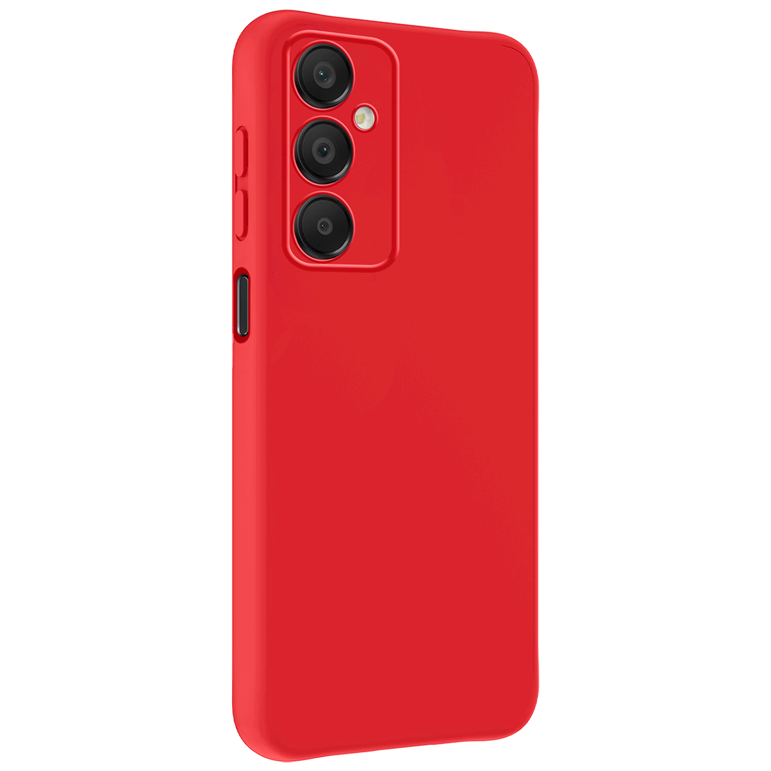 NoXx Hoes Geschikt voor Samsung A16 Hoesje Cover Siliconen Back Case Hoes - Rood - 2 PACK
