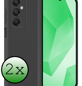 BASEY. BASEY. Samsung Galaxy A16 Hoesje Siliconen - Zwart - 2 PACK