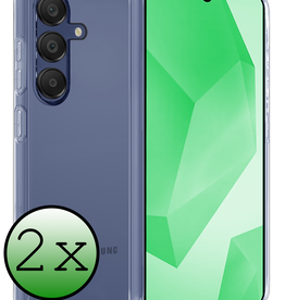 BASEY. BASEY. Samsung Galaxy A16 Hoesje Siliconen - Transparant - 2 PACK
