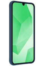 BASEY. Hoes Geschikt voor Samsung A16 Hoesje Siliconen Back Cover Case - Hoesje Geschikt voor Samsung Galaxy A16 Hoes Cover Hoesje - Donkerblauw - 2 Stuks