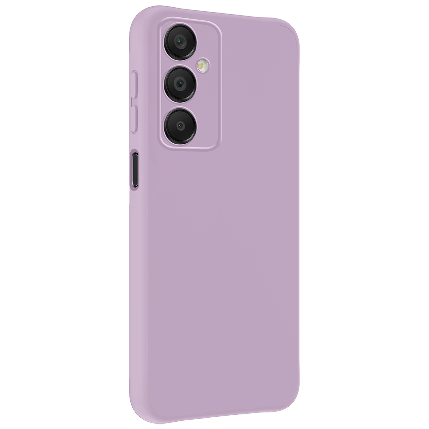 NoXx Hoes Geschikt voor Samsung A16 Hoesje Cover Siliconen Back Case Hoes Met 2x Screenprotector - Lila