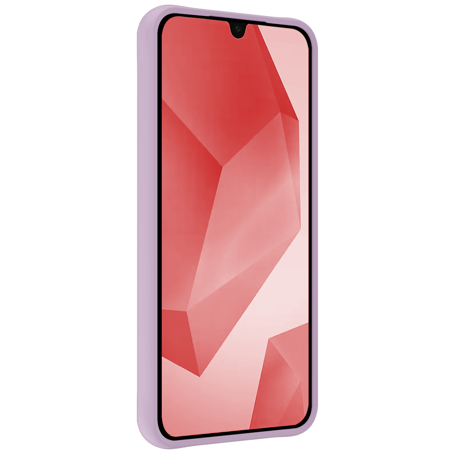 NoXx Hoes Geschikt voor Samsung A16 Hoesje Cover Siliconen Back Case Hoes Met 2x Screenprotector - Lila